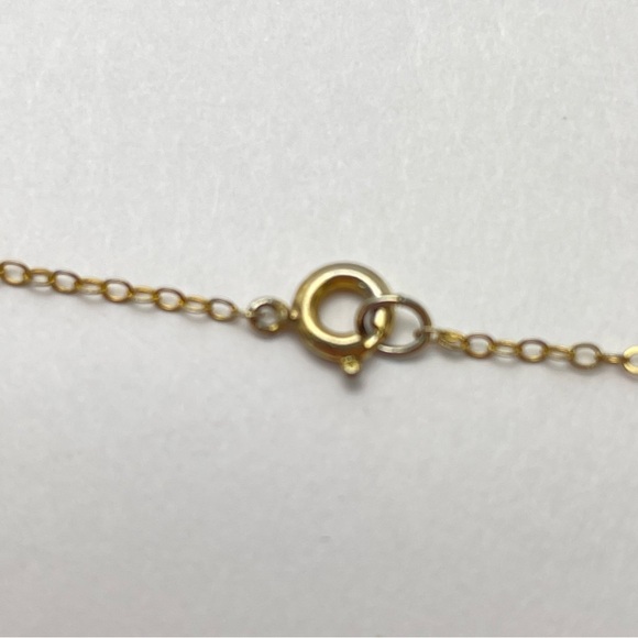 VINTAGE Heart Faux Ruby July Birthstone Necklace - Picture 10 of 11